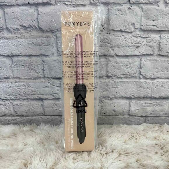 Foxybae‎ Black Rose Gold 25mm Curling Wand - Picture 1 of 4